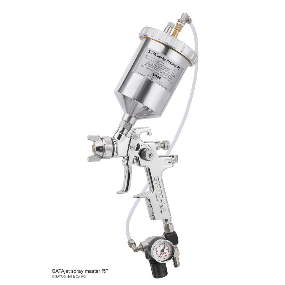 SATA spray master RP, mit 0,7 l Druckbecher und Ventil